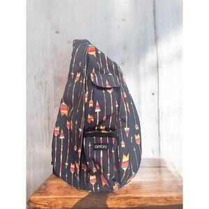 Ambry Sling Bag Crossbody Shoulder Hiking Backpack Colorful Arrows  Design